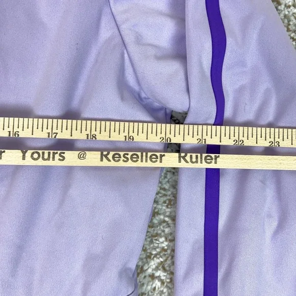 Nike Jacket Womens Large Purple Golf 1/4 Zip Windbreaker Pullover Lightweight - Picture 8 of 9